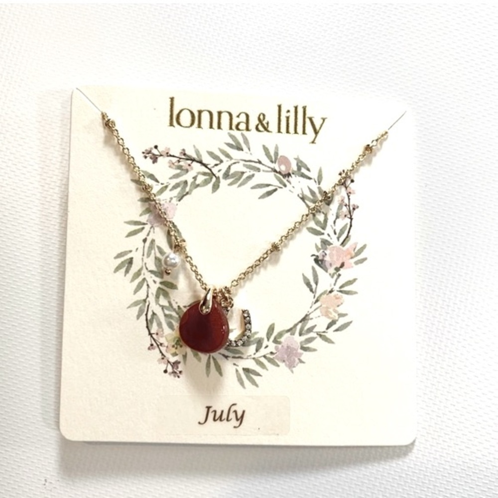 lonna & lilly | Birthstones July Ruby Necklace